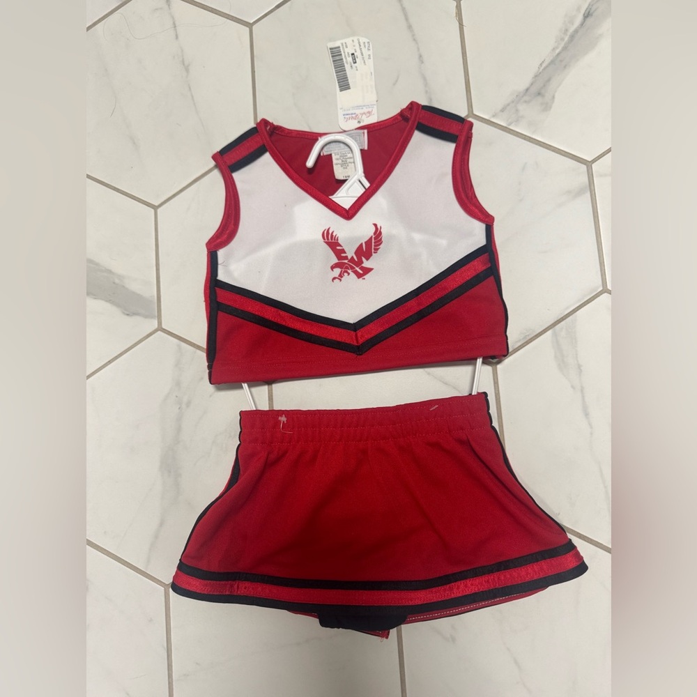Eastern Washington University Eagles Cheerleader Outfit NWT 18‎ Month